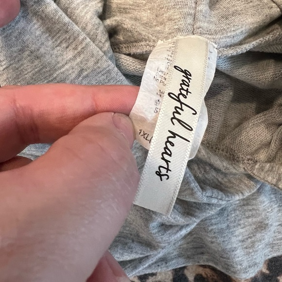 Leopard Color Block Hoodie - Picture 2 of 2